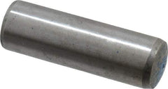 Metric Blue - 16mm Diam x 50mm Pin Length Alloy Steel Pull Out Dowel Pin - 1 Beveled & 1 Threaded End - Eagle Tool & Supply