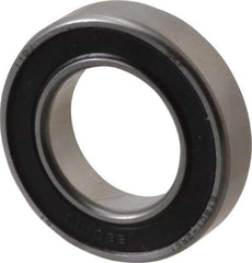 SKF - 12mm Bore Diam, 21mm OD, Double Seal Thin Section Radial Ball Bearing - 5mm Wide, 1 Row, Round Bore, 151 Lb Static Capacity, 321 Lb Dynamic Capacity - Eagle Tool & Supply