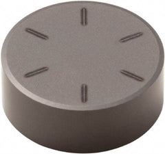 Seco - RNMN42 Grade CBN300 PCBN Turning Insert - Uncoated, Round, 1/2" Inscr Circle, 1/8" Thick - Eagle Tool & Supply