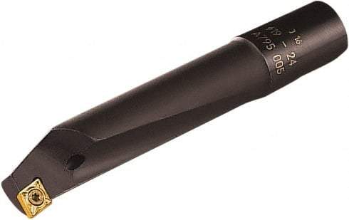 Seco - 23mm Min Bore Diam, 16mm Shank Diam, Indexable Boring Bar - 70mm Max Bore Depth, CC.. 0602.. Insert - Eagle Tool & Supply