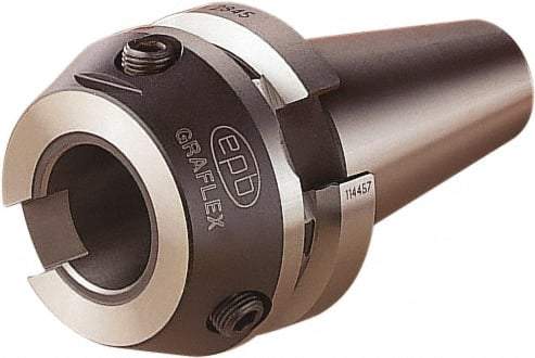 Seco - Graflex 7 System Size, BT50 Taper, Modular Tool Holding System Adapter - 2.559" Projection, 3-15/16" Body Diam, 6.567" OAL, Through Coolant - Exact Industrial Supply