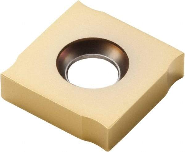Seco - 335.191204 M08 Grade F40M Carbide Milling Insert - TiAlN/TiN Finish, 0.157" Thick, 1/2" Inscribed Circle - Eagle Tool & Supply