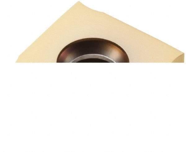 Seco - 335.191207 M08 Grade F40M Carbide Milling Insert - TiAlN/TiN Finish, 0.276" Thick, 1/2" Inscribed Circle - Eagle Tool & Supply