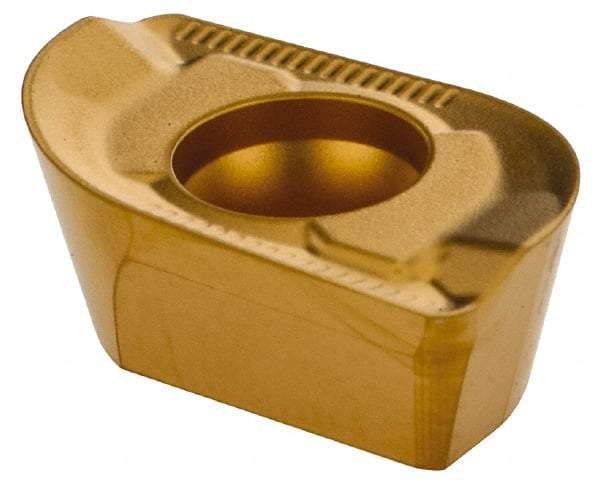 Seco - APKX160467 ME12 Grade T25M Carbide Milling Insert - TiCN/TiC/TiCN/TiN Finish, 0.223" Thick, 0.264" Corner Radius - Eagle Tool & Supply