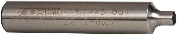 Seco - Minimaster 1/2" 90° Shank Milling Tip Insert Holder & Shank - 0.224" Neck Diam, 2.76" OAL, MM06 Tool Holder - Eagle Tool & Supply