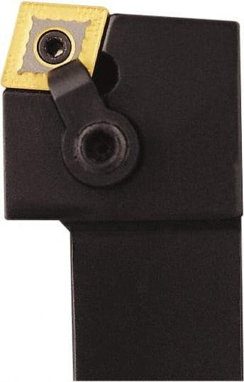 Seco - MCRN, Left Hand Cut, 75° Lead Angle, 1" Shank Height x 1" Shank Width, Negative Rake Indexable Turning Toolholder - 6" OAL, CNMG 432 Insert Compatibility, Series Multi-Directional Turning (MDT) - Eagle Tool & Supply