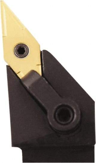 Seco - MVJN, Right Hand Cut, 93° Lead Angle, 1" Shank Height x 1" Shank Width, Negative Rake Indexable Turning Toolholder - 6" OAL, VNMG 432 Insert Compatibility, Series Multi-Directional Turning (MDT) - Eagle Tool & Supply