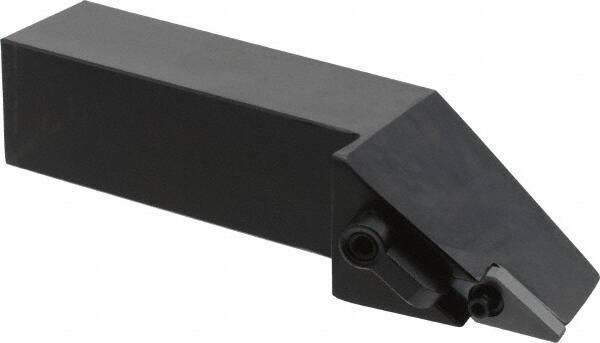 Seco - MVJN, Left Hand Cut, 93° Lead Angle, 1-1/4" Shank Height x 1-1/4" Shank Width, Negative Rake Indexable Turning Toolholder - 6" OAL, VNMG 432 Insert Compatibility, Series Multi-Directional Turning (MDT) - Eagle Tool & Supply