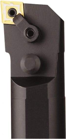 Seco - 1.78" Min Bore Diam, 14" OAL, 1-1/2" Shank Diam, A-MCLN Indexable Boring Bar - CNMG 432 Insert, Pin & Clamp Holding Method - Eagle Tool & Supply
