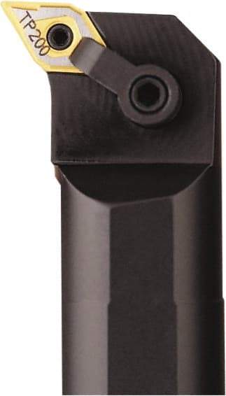 Seco - 2-1/4" Min Bore Diam, 14" OAL, 1-1/2" Shank Diam, A-MDUN Indexable Boring Bar - DNMG 432 Insert, Pin & Clamp Holding Method - Eagle Tool & Supply
