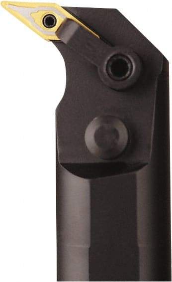 Seco - 3-1/4" Min Bore Diam, 16" OAL, 2" Shank Diam, A-MVUN Indexable Boring Bar - VNMG 432 Insert, Pin & Clamp Holding Method - Eagle Tool & Supply