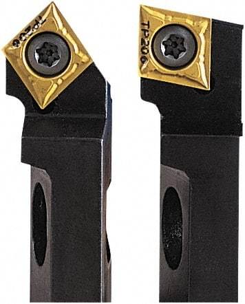 Seco - Right Hand, SCGC Toolholder Compatibility, CC.. Insert Compatibility, Indexable Turning Cartridge - Screw Holding Method, 50mm OAL x 15mm OAH - Eagle Tool & Supply