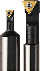 Seco - Internal Thread, Left Hand Cut, 16mm Shank Width x 14mm Shank Height Indexable Threading Toolholder - 150mm OAL, 16NL Insert Compatibility, SN Toolholder, Series Snap Tap - Eagle Tool & Supply