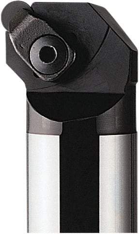 Seco - 32mm Min Bore Diam, 200mm OAL, 25mm Shank Diam, S-CRSN Indexable Boring Bar - 37mm Max Bore Depth, RN.N 0603.. Insert, Clamp Holding Method - Eagle Tool & Supply