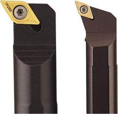 Seco - 0.78" Min Bore Diam, 8" OAL, 12.7mm Shank Diam, S-SDQC Indexable Boring Bar - DCMT 21.5.. Insert, Screw Holding Method - Eagle Tool & Supply