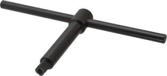 Gibraltar - 8" Chuck Diam Compatibility, Lathe Chuck Key - Compatible with 4-Jaw Chucks, Self Ejecting, 3.35" Body Length, 0.393" Actual Key Square Size - Eagle Tool & Supply