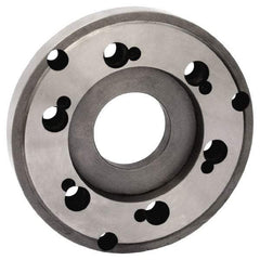 Gibraltar - Adapter Back Plate for 6" Diam Lathe Chucks - D1-3 Mount, Semi-Steel - Eagle Tool & Supply