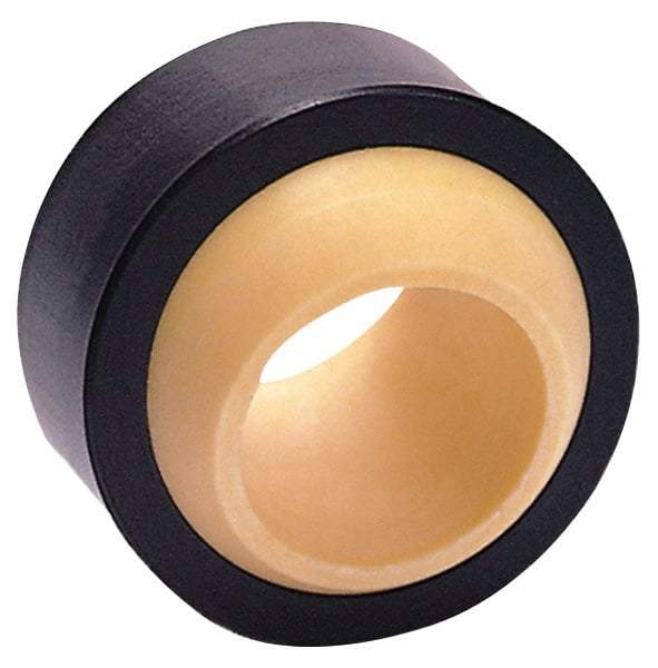 Igus - 14mm Bore Diam, 489 Lb Dynamic Capacity, Self Aligning Spherical Plain Bearing - 28mm Outside Diam - Eagle Tool & Supply