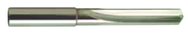 15/32 Dia. - Carbide Straight Flute 4XD Drill-120° Point-Coolant-Bright - Eagle Tool & Supply