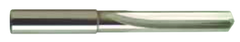 10mm Dia. - Carbide Straight Flute 4XD Drill-120Â° Point-Coolant-Bright - Eagle Tool & Supply