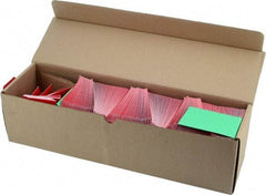NMC - 2-1/8" High x 4-1/4" Long, Safety & Facility Blank Tag - 1 Side, Red Cardstock - Eagle Tool & Supply