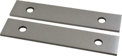 SPI - 6" Long x 1-1/4" High x 1/8" Thick, Steel Parallel - Sold as Matched Pair - Eagle Tool & Supply