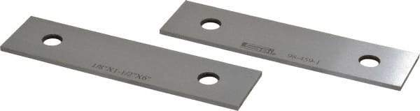 SPI - 6" Long x 1-1/2" High x 1/8" Thick, Steel Parallel - Sold as Matched Pair - Eagle Tool & Supply