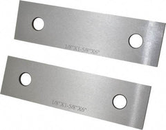 SPI - 6" Long x 1-5/8" High x 1/8" Thick, Steel Parallel - Sold as Matched Pair - Eagle Tool & Supply