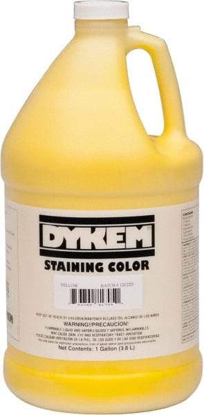 Dykem - 1 Gallon Yellow Staining Color - Bottle - Eagle Tool & Supply