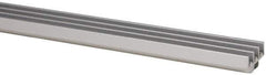 80/20 Inc. - 1 Panel, 0 to 48" Wide Door, Clear Anodized Aluminum Door Slide Track - 0.275" Door Thickness - Eagle Tool & Supply