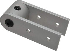 80/20 Inc. - 3" High, Open Shelving 0° 3" Arm Dynamic Pivot Assembly - Aluminum, Use with Series 15 & Bolt Kit 3320 or 3325 - Eagle Tool & Supply
