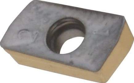 Iscar - HP ANKT0702 R Grade IC830 Carbide Milling Insert - TiAlN/TiN Finish, 0.1024" Thick, 0.5mm Corner Radius - Eagle Tool & Supply