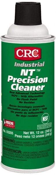 CRC - 12 Ounce Aerosol Electrical Grade Cleaner/Degreaser - 30,800 Volt Dielectric Strength, Nonflammable, Food Grade - Eagle Tool & Supply