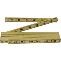 Wiha - Folding Rules Overall Length (Feet): 6.00 Graduation (Inch): 1/16 - Eagle Tool & Supply