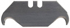 PHC - 100 Piece Carbon Steel Hook Blade - 2" OAL, 0.025" Blade Thickness - Eagle Tool & Supply