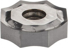 Iscar - ONHU080608 HP Grade IC328 Carbide Milling Insert - TiCN Finish, 0.2362" Thick, 0.7953" Inscribed Circle, 0.8mm Corner Radius - Eagle Tool & Supply