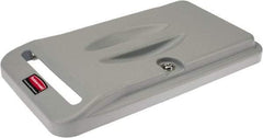 Rubbermaid - Confidential Document Container Lid for Use with Rectangular Container - Plastic - Eagle Tool & Supply