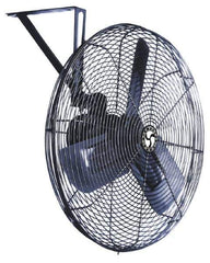 Airmaster - 30" Blade, 1/4 hp, 3,415, 5,300 & 7,185 CFM, Industrial Circulation Fan - Wall/Ceiling Mount, 115 Volts, 2 Speed - Eagle Tool & Supply