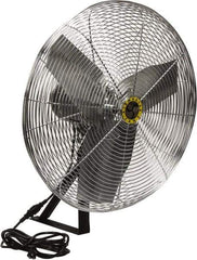 Airmaster - 24" Blade, 1/4 hp, 2,820, 4,020 & 5,220 CFM, Industrial Circulation Fan - Wall/Ceiling Mount, 115 Volts, 2 Speed - Eagle Tool & Supply