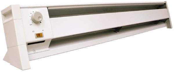 Marley - 45" Long, 120 Volt, 500/100/1500 Watt, 3410/5120 BTU, Electric Baseboard Heater - Eagle Tool & Supply