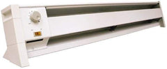 Marley - 45" Long, 120 Volt, 500/100/1500 Watt, 3410/5120 BTU, Electric Baseboard Heater - Eagle Tool & Supply