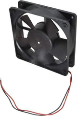 EBM Papst - 24 Volts, DC, 100 CFM, Square Tube Axial Fan - 0.21 Amp Rating, 119mm High x 119mm Wide x 1.26" Deep - Eagle Tool & Supply