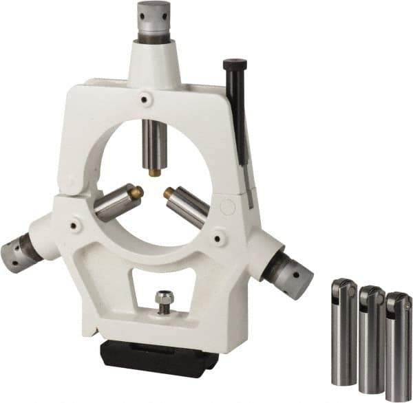 Clausing - Steady Lathe Rest - Compatible with Toolroom Lathes, 3/8 to 9" Workpiece Diam - Eagle Tool & Supply