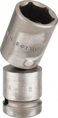 Apex - 1/2" Drive, Standard Hand Socket - 6 Points, 2-55/64" OAL - Eagle Tool & Supply