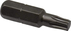 Apex - 5/16" Drive T30 Torx Screwdriver Bit - 1-1/4" OAL, Insert Bit - Eagle Tool & Supply