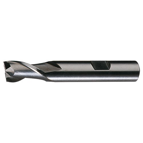 ‎13/32″ × 3/8″ × 13/16″ × 2-11/16″ RHS / RHC HSS HSS Single End 2-Flute Center Cutting Keyway Tolerance Finishing End Mill - Bright