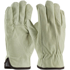 ‎77-469/S Insulated Drivers Gloves - Top Grain Pigskin Drivers - Premium - Thinsulate Lining - Keystone Thumb - Exact Industrial Supply