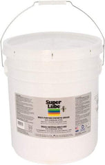 Synco Chemical - 30 Lb Pail Synthetic General Purpose Grease - Translucent White, Food Grade, 450°F Max Temp, NLGIG 2, - Eagle Tool & Supply