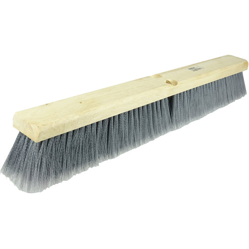 24″ Vortec Pro Fine Sweep Floor Brush, Flagged Grey Polystyrene Fill - Eagle Tool & Supply