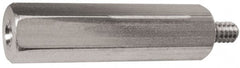 Electro Hardware - 1/4-20, 3" OAL, 1/2" Across Flats, Stainless Steel Male/Female Hex Circuit Board Standoff - Eagle Tool & Supply